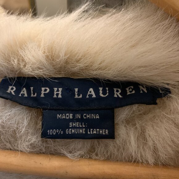 Ralph Lauren Short Afghan Coat Style Suede Jacket with embroidered & fur details - Picture 4 of 4
